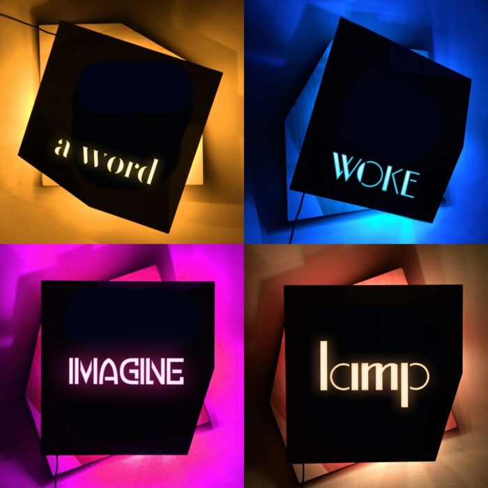 REBELlamps.com wooden COLORFUL LED signS